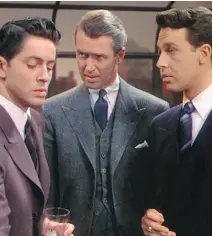  ?? CINÈMA DU PARC ?? Farley Granger, James Stewart and John Dall in Alfred Hitchcock’s Rope, from 1948.
