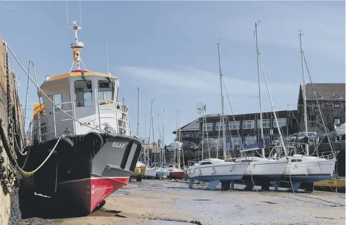  ?? ?? 0 It's low tide at North Berwick harbour in this photograph from Hamish Stewart