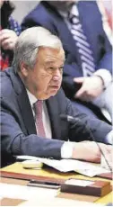  ?? AFP ?? António Guterres.