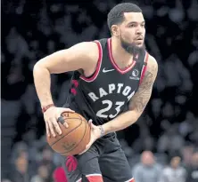  ?? Mary Altaffer, The Associated Press ?? Guard Fred VanVleet agreed Saturday to a four- year, $ 85 million contract to remain with Toronto.