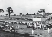  ?? SPECIAL TO THE NIAGARA FALLS REVIEW ?? The last race at Stamford Park was held on Labour Day in 1953.