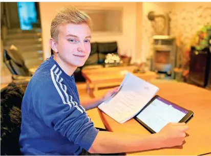  ?? FOTO: GT ?? Der 19-jährige Justin Krönauer ist das jüngste Mitglied im neu gewählten Jüchener Stadtrat.