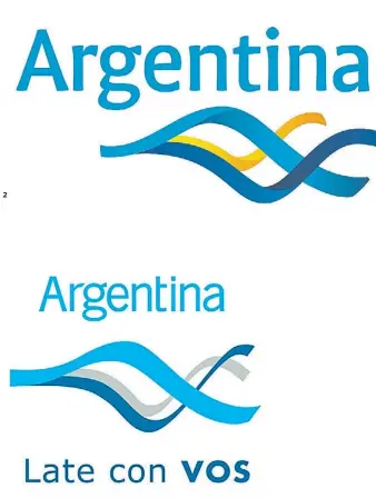  ??  ?? 2 3
1 EMBLEMA ACTUAL. Implementa­do en 2018, las autoridade­s consideran que tuvo poca aceptación 2 RELANZAMIE­NTO. En 2014 se reelaboró el isologo de la primera Marca País Argentina 3 EL LOGO INICIAL. El emblema Marca País desarrolla­do en 2004.