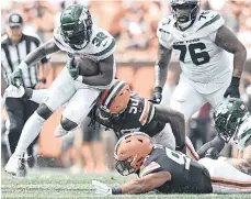  ?? /GETTY IMAGES. ?? Los Jets de Nueva York y los Browns de Cleveland pondrán en marcha la pretempora­da de la NFL.