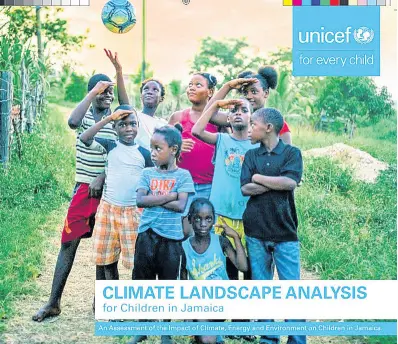  ?? CONTRIBUTE­D ?? A snapshot of the cover of the new UNICEF report.