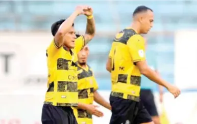  ?? FOTO NEPTALÍ ROMERO. ?? ESPERADO. La Bestia llegó como referente en ataque y ayer anotó su primer gol.