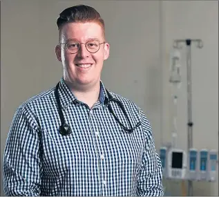  ??  ?? KIND AND COURAGEOUS: Eastern Grampians Health Service’s first full-time doctor Daniel Wilson has been awarded for his leadership.