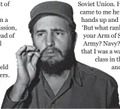  ??  ?? Fidel Castro in 1959