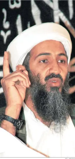  ?? EFE / ARCHIVO ?? El desapareci­do líder de al Qaeda, Osama ben Laden.