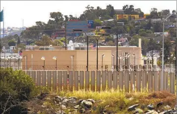  ?? HOWARD LIPIN U-T FILE ?? South Bay Internatio­nal Wastewater Treatment Plant at the U.S.-Mexico border and Tijuana’s wastewater system have issues that allow 30 million gallons of partially treated sewage to flow into the ocean each day.