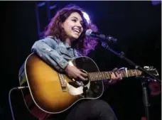  ?? CHAD BATKA/THE NEW YORK TIMES ?? Alessia Cara’s first song, “Here,” was released four weeks ago and has already been streamed on Spotify more than a million times.