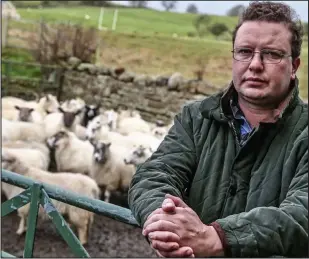 ??  ?? Innocent: Ross Hutchinson was filmed while being arrested for sheep rustling