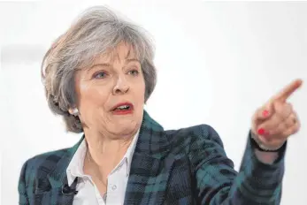  ?? FOTO: DPA ?? Die britische Premiermin­isterin Theresa May kommt ins Weiße Haus.