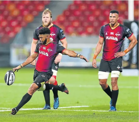  ?? Picture: GALLO IMAGES ?? DRIVEN: Kurt Coleman of the Southern Kings has had to prove his worth to his coach, Deon Davids, who had said he was not in form. The flyhalf now hopes to be selected for their Benetton Treviso clash