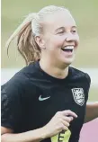  ?? ?? Beth Mead during a training session at St. George’s Park.