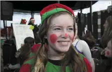  ??  ?? Arklow Christmas Ad Feature: Elf Ella Montague at the Christmas Market.