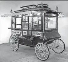  ?? [COWLES SYNDICATE] ?? This modernized wagon, which looks on the outside like it did in 1910, sold at an antiques auction for $34,000.