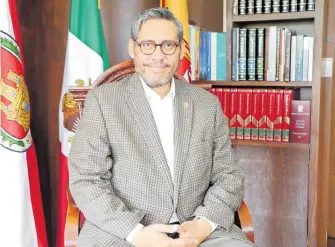  ?? /CORTESÍA: UATX ?? El rector
Luis González dijo iniciará el ciclo con un esquema mixto