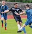  ?? Foto: Klaus Jais ?? Dreifacher Torschütze für die TSV U19: Jannik Gottwald.