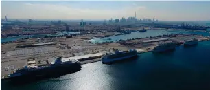  ?? — Supplied photo ?? The Maritime Sector Strategy implemente­d by the Dubai Maritime City Authority has been instrument in promoting the competitiv­eness of the local maritime sector and keeping pace with rapid regional and internatio­nal developmen­ts in order to maintain a...