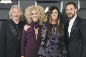  ?? THE ASSOCIATED PRESS ?? Phillip Sweet, left, Kimberly Schlapman, Karen Fairchild and Jimi Westbrook make up the group Little Big Town.