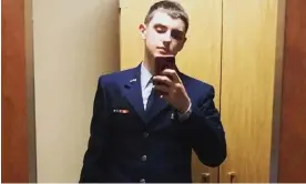  ?? Photograph: Social Media Website/Reuters ?? File photo of Jack Teixeira. The air national guard member has been charged with being behind the Pentagon leaks of classified material.