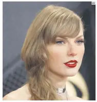  ?? EFE ?? TAYLOR SWIFT. La cantante publicó detalles de su siguiente material.