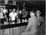  ?? (Courtesy of the Butler Center for Arkansas Studies, Central Arkansas Library System) ?? George Morgan, owner of the Gar Hole Bar in the Marion Hotel at Little Rock; circa 1960