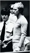  ??  ?? Normand Guérin, as he appeared in his 1979 trial for the Bridge Murders.