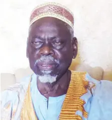  ??  ?? Alhaji Muhtari Abdullahi Maikano, Sarkin Hausawan Shagamu