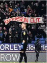  ??  ?? Bolton fans want Anderson out of their club