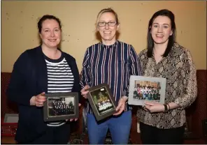  ??  ?? Lorraine Lacey, Martina Ivory and Mairead Boyle (teacher).