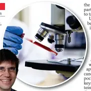  ?? ?? PERSONALIS­E DRUG TREATMENTS: Dr Martin Forster is hailing developmen­t of cancer treatment
