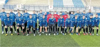  ?? Foto: Javier Arizaleta ?? La plantilla del Izarra de cara a esta temporada.