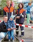  ?? Archivfoto: P. Heider ?? Vorführung­en der Feuerwehr gehören wie im vergangene­n Jahr zum Programm des Marktsonnt­ags.