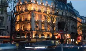  ??  ?? ‘It’s a historic place’ … Gibert Jeune’s flagship store in the Place Saint-Michel, Paris, pictured before the pandemic. Photograph: Public domain