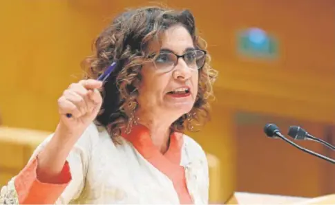  ?? // EFE ?? La ministra de Hacienda, María Jesús Montero