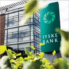  ?? Foto: Mikkel Berg Pedersen ?? Jyske Bank er kommet i modvind på Christians­borg. Det sker, efter at storbanken tidligere på ugen meddelte, at man ikke laengere vil udstede Visa-dankort, der er Danmarks mest udbredte betalingsk­ort.