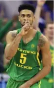  ?? ORLIN WAGNER/THE ASSOCIATED PRESS ?? Oregon guard Tyler Dorsey is shooting 65 per cent on threes during the NCAA tournament.