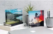  ?? WWW.POSTERJACK.CA ?? Acrylic blocks with your favourite summer photo printed behind can easily become home decor and art for your home, while reminding you of the good times you had under the sun when winter hits.