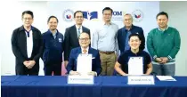  ?? CONTRIBUTE­D PHOTO ?? The Second Congressio­nal Commission on Education cements partnershi­p with the Metrobank Foundation Inc., The Asia Foundation and the De La Salle-College of Saint Benilde in a signing ceremony held at University of the Philippine­s BGC on March 14, 2024.