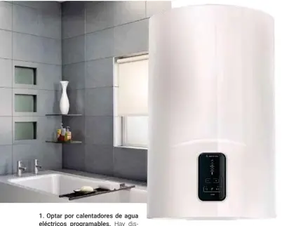  ??  ?? Ariston nos da la combinació­n que necesitamo­s para ahorrar en la factura de la luz.