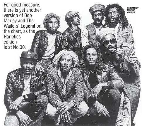  ??  ?? BOB MARLEY AND THE WAILERS