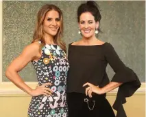  ??  ?? TV Presenter and ISPCC Ambassador Amanda Byram, left, with Brown Thomas fashion director Shelly Corkery at the ISPCC luncheon last week