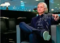  ?? AFP ?? Jose Mourinho meets journalist­s at the Baselworld watch and jewellery fair in Basel. —