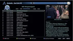  ??  ?? Wie nicht anders zu erwarten lässt auch die Anadol 4K-Box dem Benutzer freie Wahl bei der Ansicht des Programmfü­hrerers