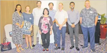  ?? Picture: SUPPLIED ?? Fiji Hotel and Tourism Associatio­n board of directors. The associatio­n is having its first AGM post-pandemic this week.