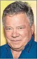  ??  ?? William Shatner, who played Captain Kirkin Star Trek