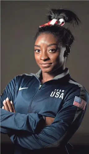  ?? GRACE HOLLARS/USA TODAY SPORTS ?? Simone Biles hasn’t lost an all-around competitio­n since 2013.