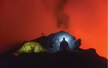  ?? GEORGE KOUROUNIS ?? As host of OLN’s Toronto’s George Kourounis has rappelled down the inside of seven volcanoes.